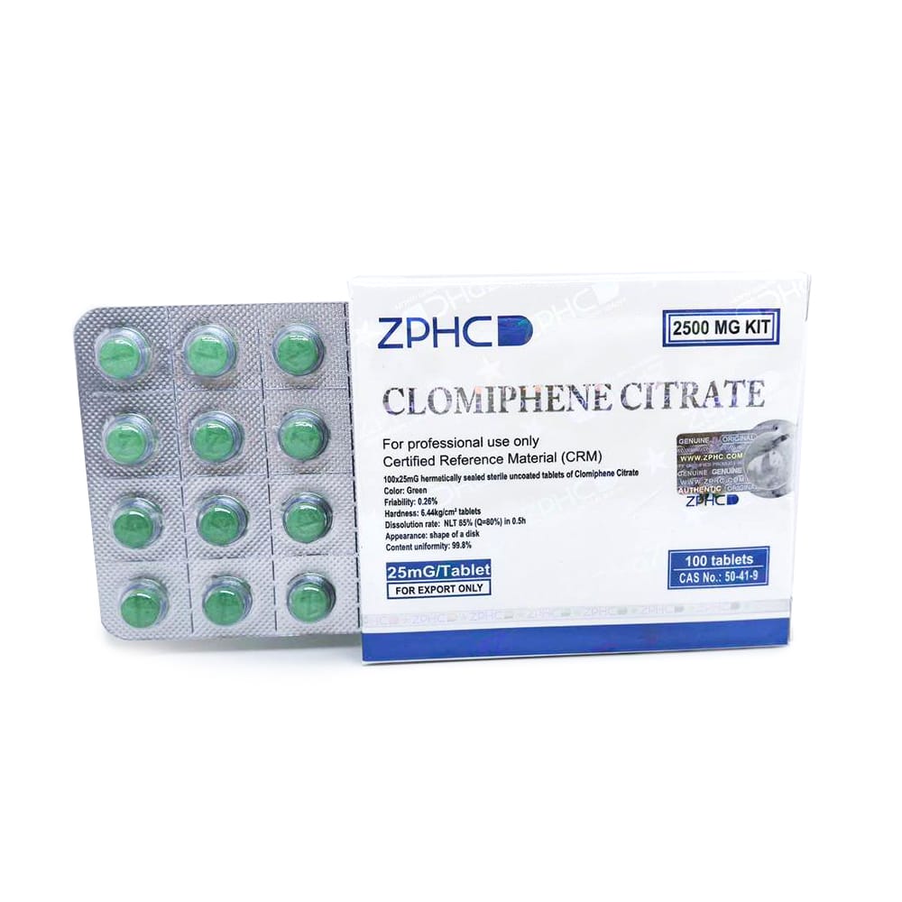 Clomid (Clomiphene Citrate) ZPHC — 25mg (100 Tablets)
